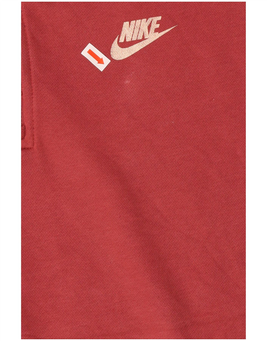 NIKE Sweat-shirt surdimensionné à col zippé pour femme UK 10 Petit Rose