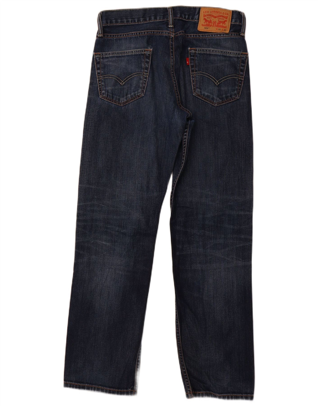 LEVI'S Jean Droit 504 Homme W30 L30 Bleu Coton