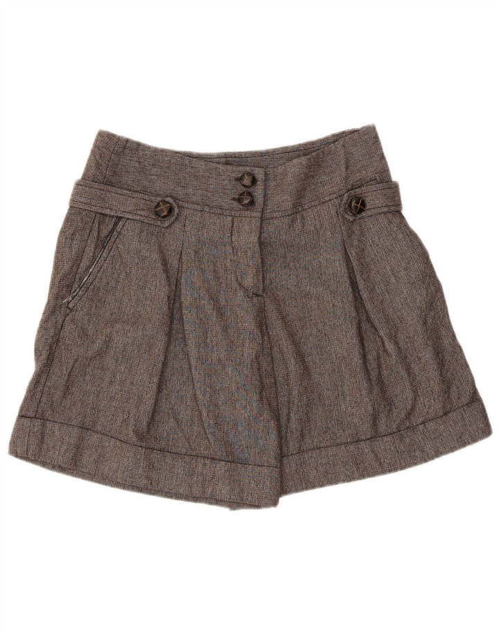 BENETTON Short décontracté pour femme IT 42 Medium W30 Gris Laine