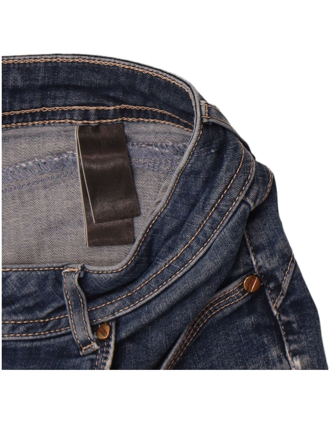 Marks & Spencer Jean Slim Femme W32 L30 Bleu Coton