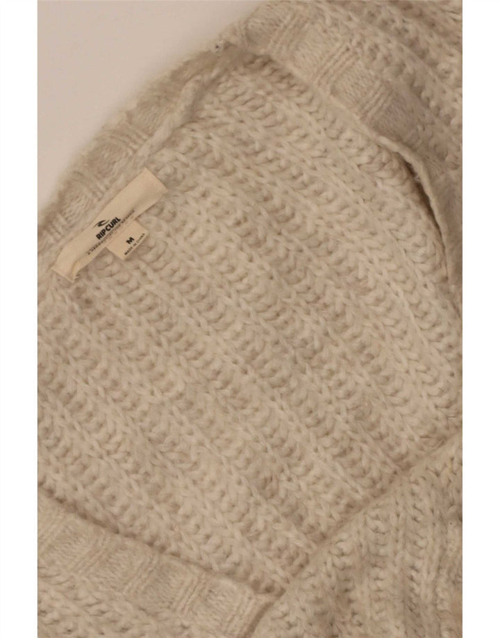 Rip Curl Cardigan surdimensionné pour femme UK 14 Beige moyen