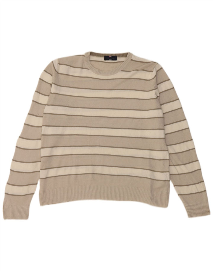 Marks & Spencer Pull Col Ras du Cou Blue Harbor Homme Beige Moyen