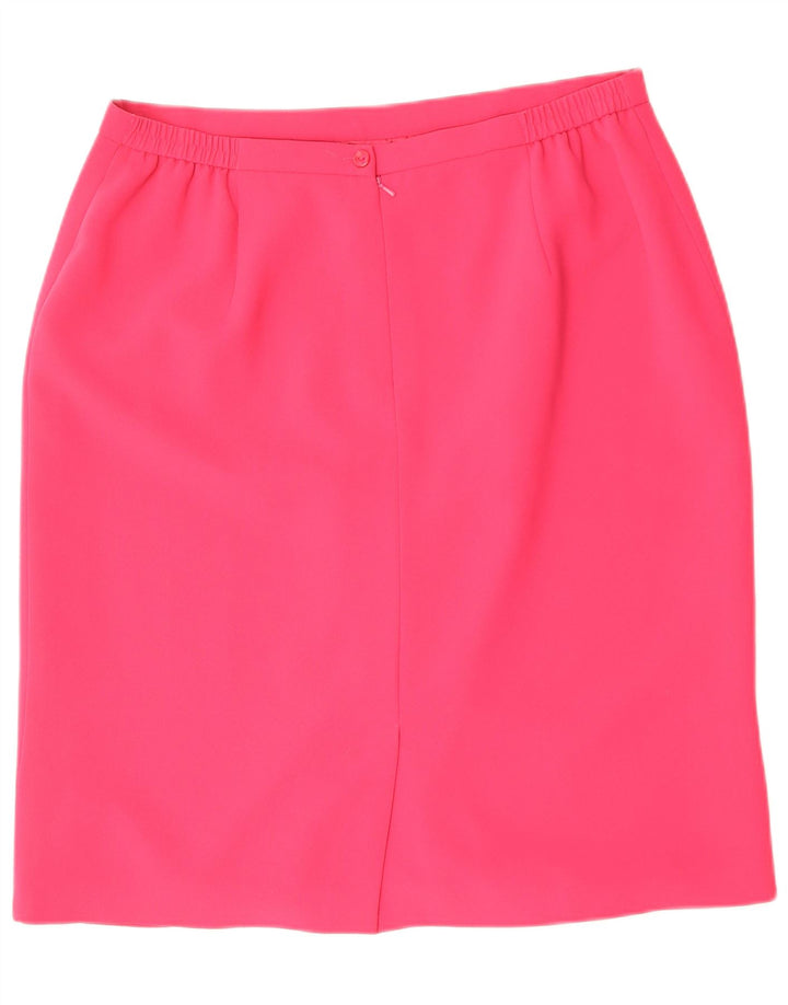 Eastex Jupe crayon femme EU 46 XL W36 Rose Polyester