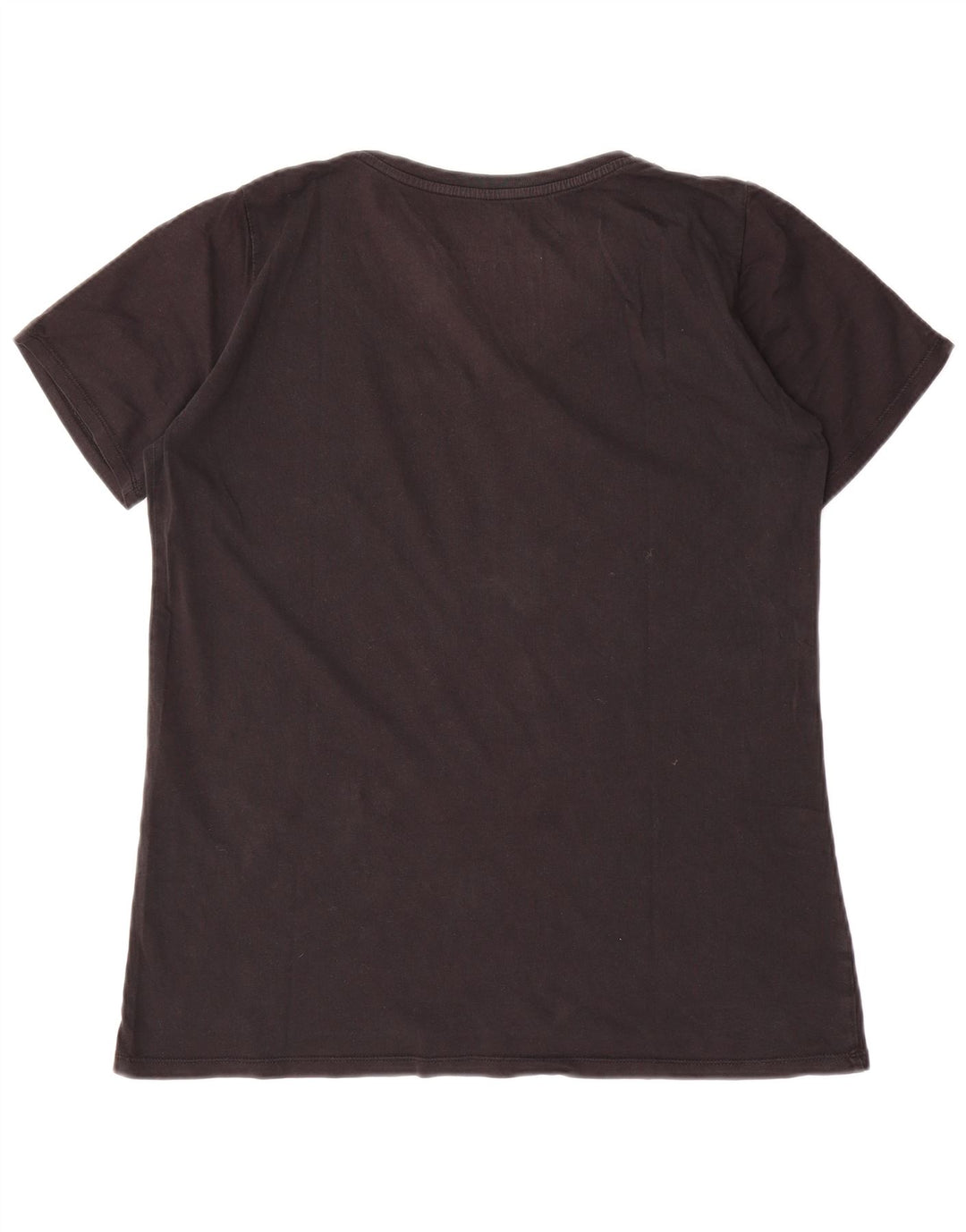 NIKE T-shirt graphique coupe athlétique pour femme UK 18 XL en coton noir