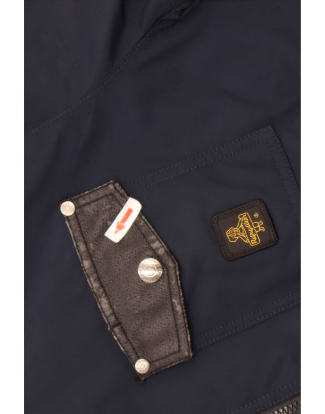 Refrigiwear Veste de Pluie Homme IT 48 Medium Bleu Marine Colorblock Nylon
