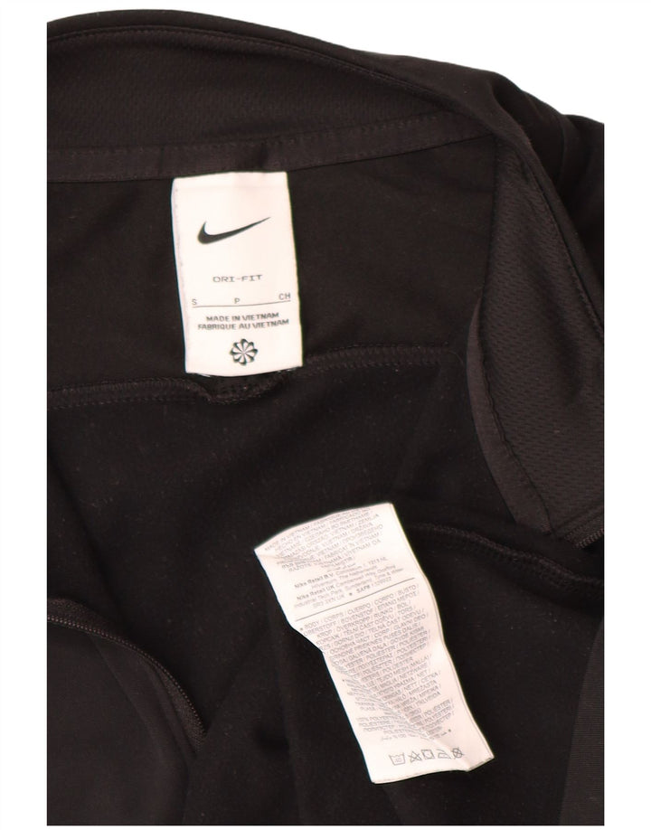 Nike Haut de survêtement Dri Fit à col zippé pour homme Taille S Noir Colorblock