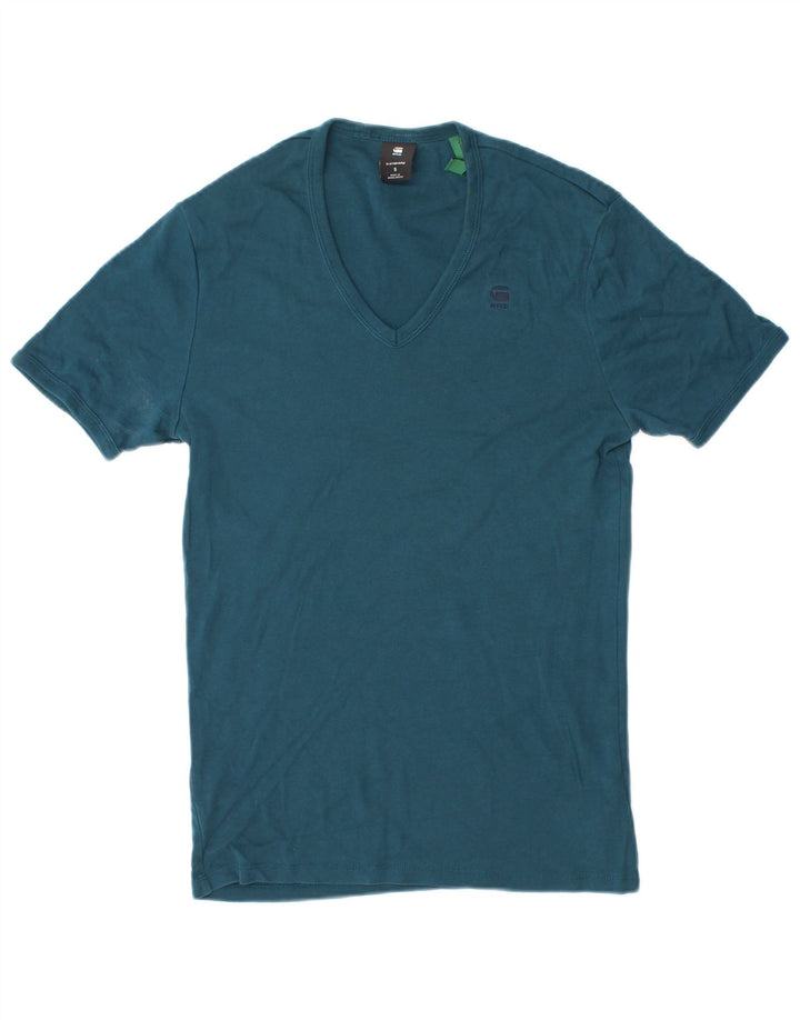 G-Star Homme T-Shirt Top Petit Bleu Coton