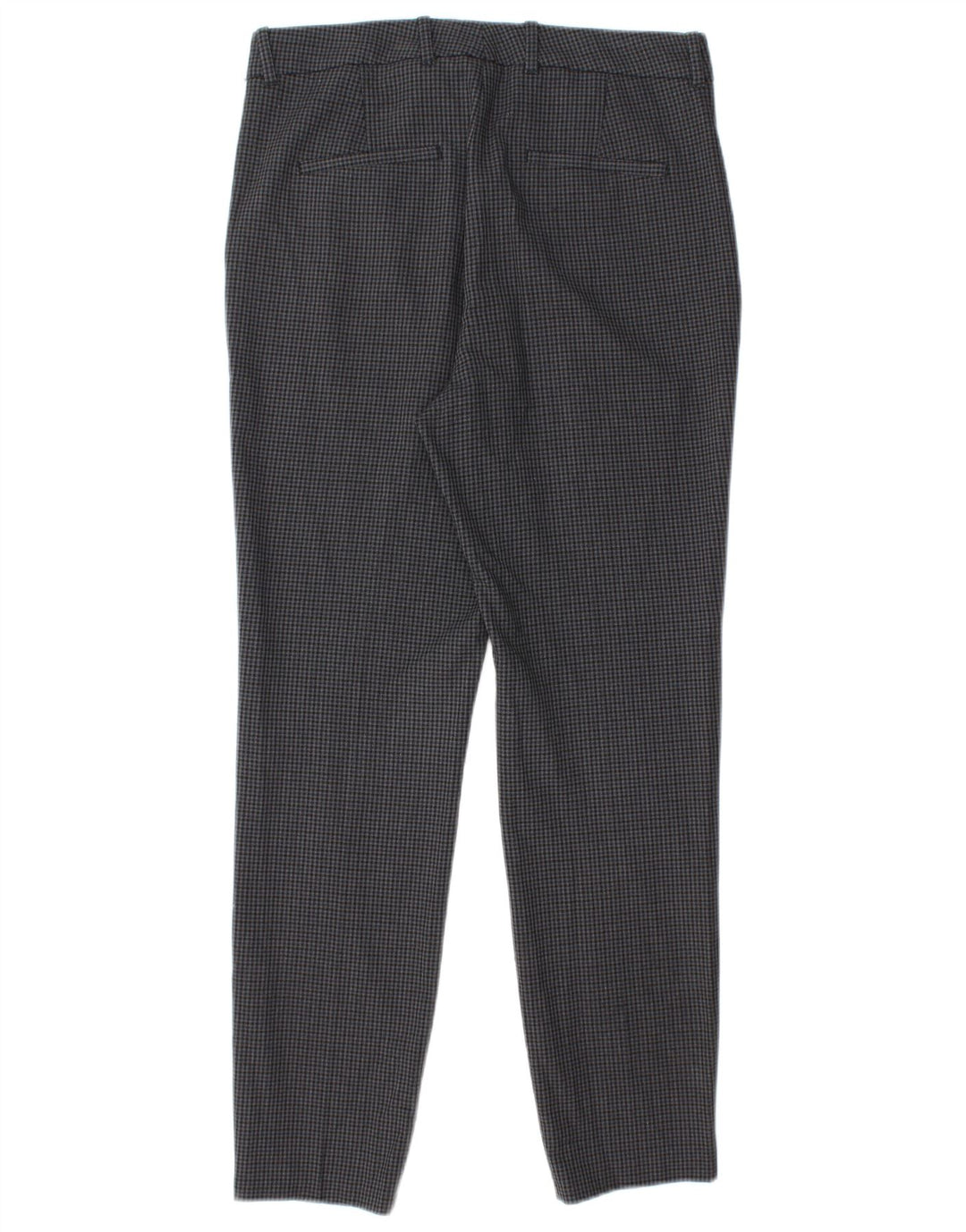 Zara Pantalon de costume slim pour femme EU 40 Medium W30 L28 Gris pied-de-poule