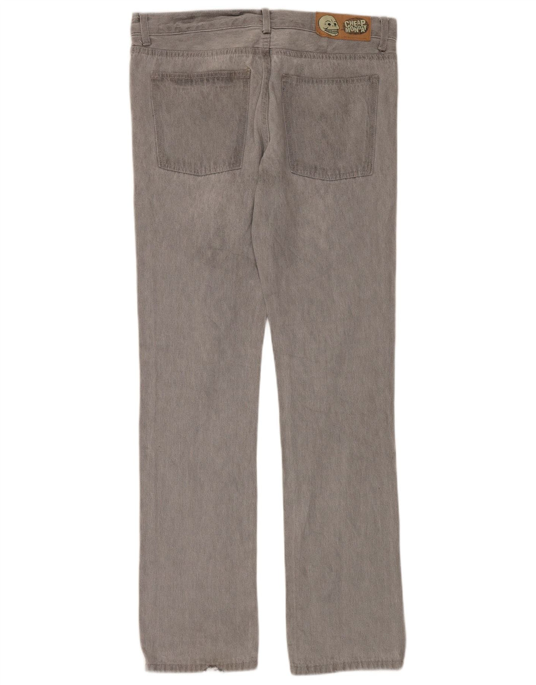 Cheap Monday Jean Droit Homme W33 L34 Gris Coton