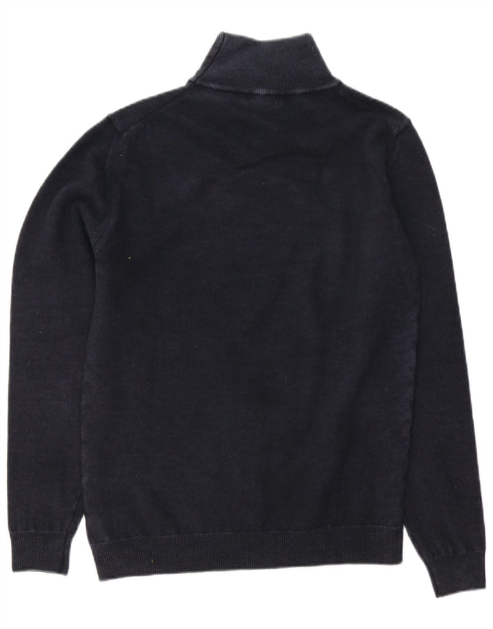 Jacob Cohen Pull col roulé pour homme en laine bleu marine moyen