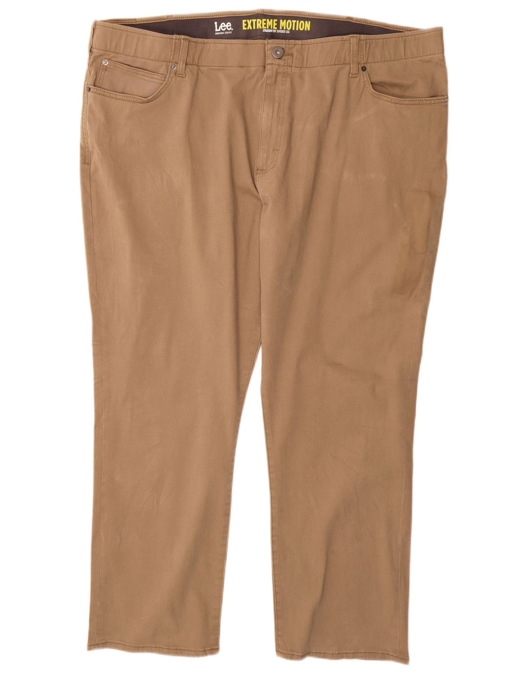 LEE Pantalon décontracté droit fuselé Extreme Motion pour homme W48 L30 Beige