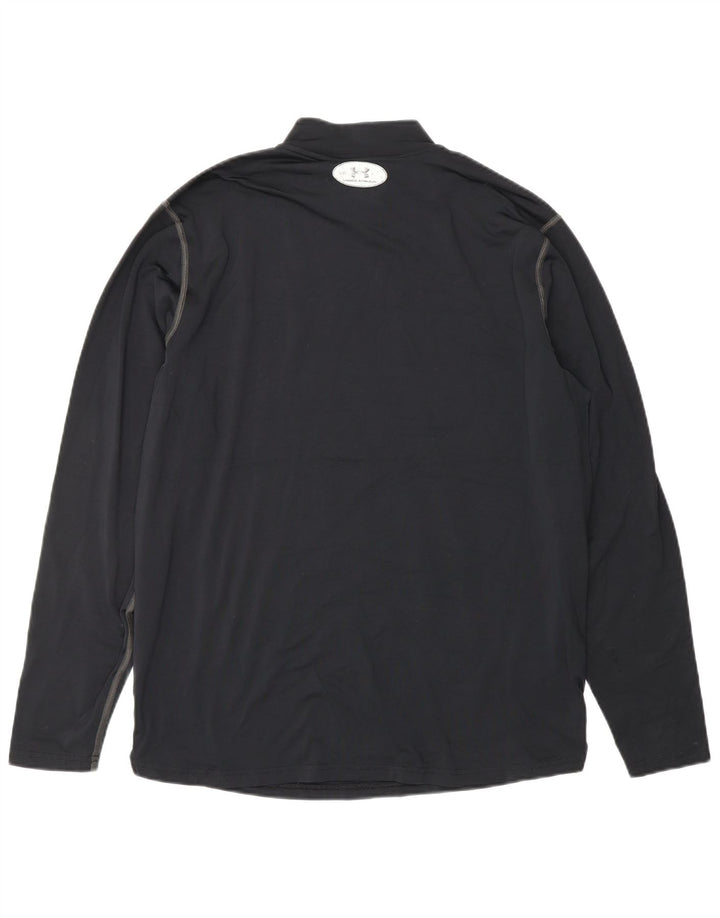 UNDER ARMOUR Haut Cold Gear à manches longues pour homme en polyester noir Taille L