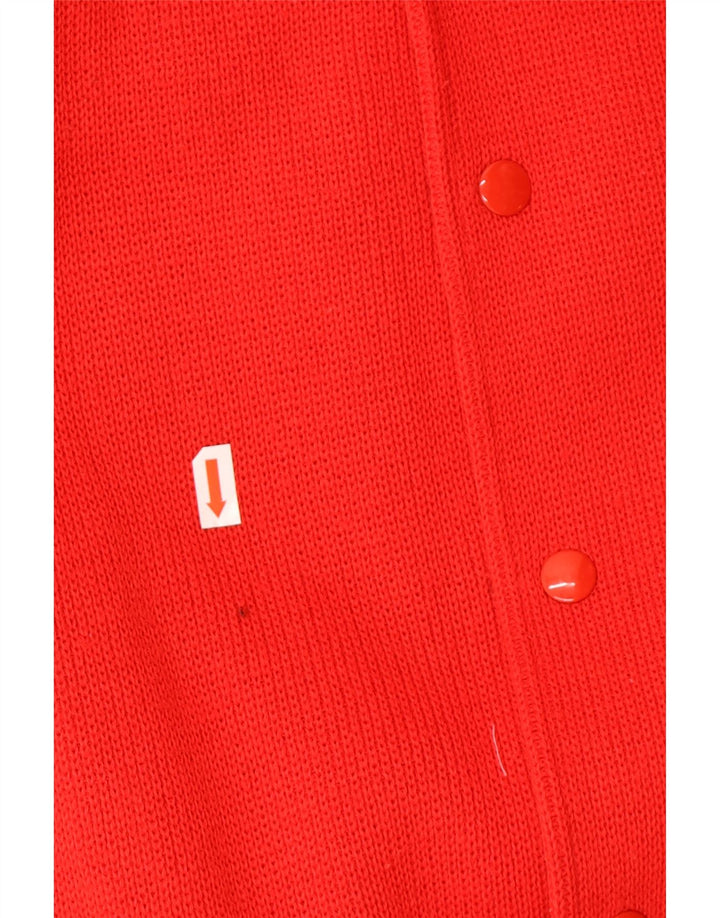 Navigare Pull Cardigan Homme IT 48/50 Laine Rouge Moyen