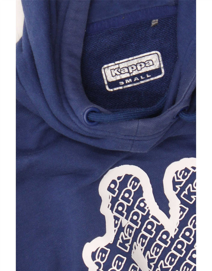 Kappa Pull à Capuche Graphique Homme Petit Bleu Colorblock