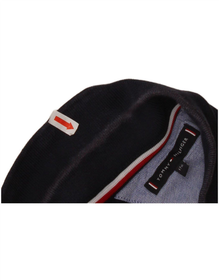 TOMMY HILFIGER Polo Garçon 15-16 ans Bleu Marine Rayé Coton