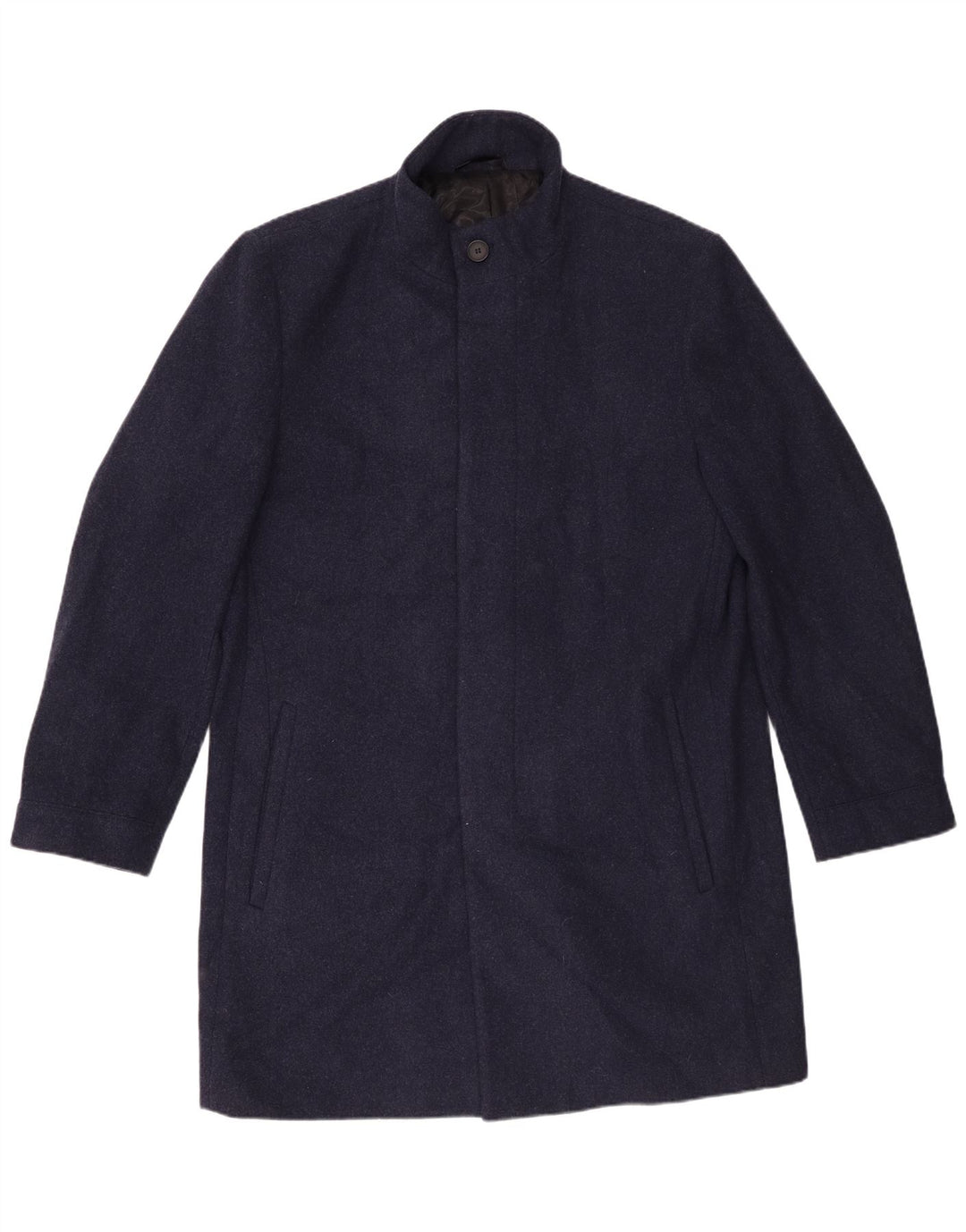 Marks & Spencer Manteau pour homme UK 42 XL Bleu marine Laine