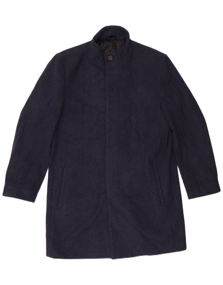 Marks & Spencer Manteau pour homme UK 42 XL Bleu marine Laine