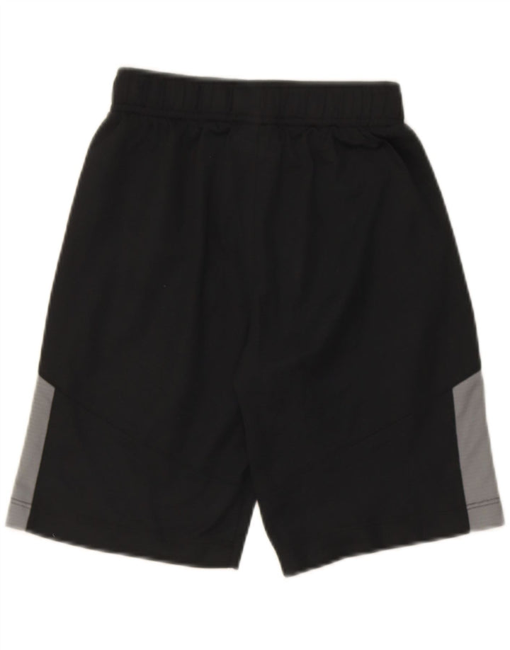 Nike Short de sport Dri Fit pour garçon 8-9 ans Petit Noir Colorblock Polyester