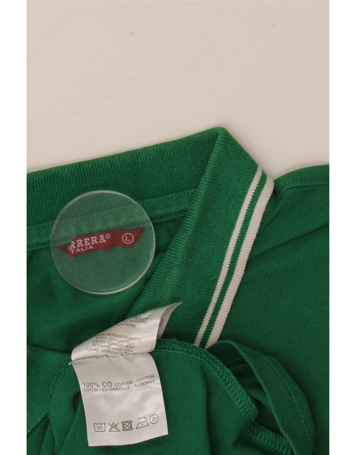 Carrera Polo Homme Grand Vert Coton