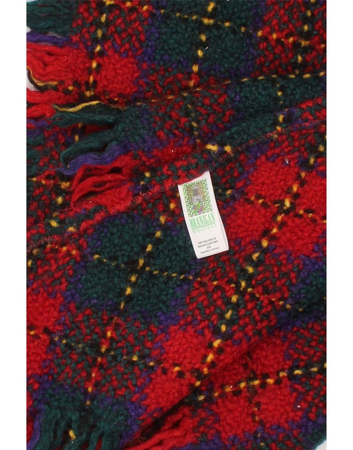 Branigan Poncho châle en tricot pour femme Taille unique L31 Plaid multicolore