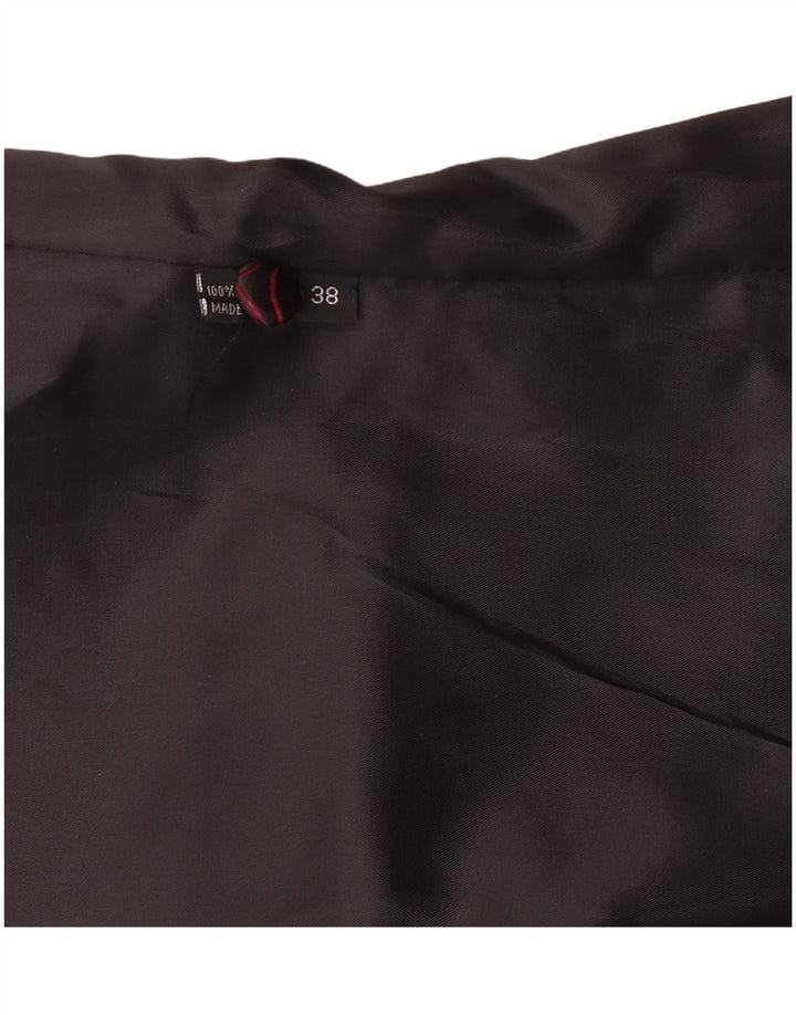 gilet femme vintage EU 38 Moyen Noir Paisley Polyester