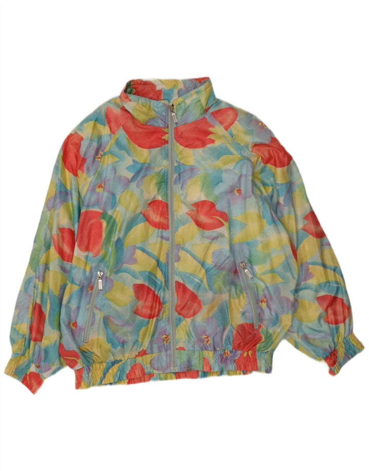 Perry Veste de survêtement surdimensionnée pour femme IT 44 Bleu moyen floral
