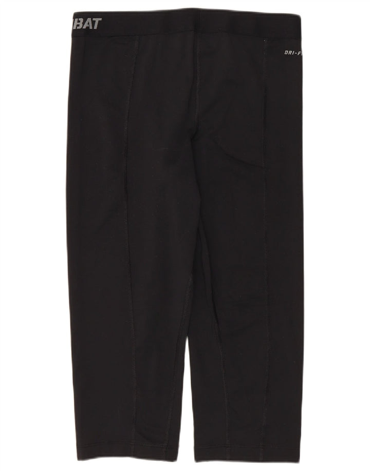 Nike Legging Capri Dri Fit Graphic pour femme UK 12 Noir moyen