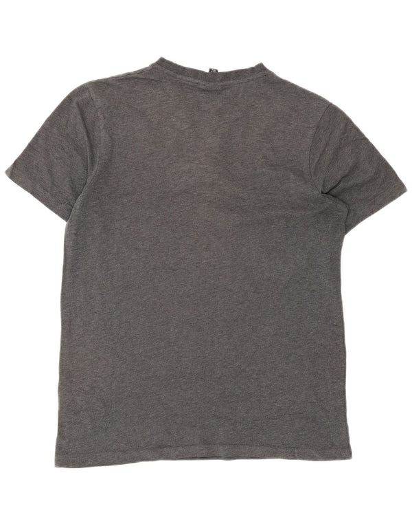 Ellesse T-Shirt Homme Gris Moyen Coton