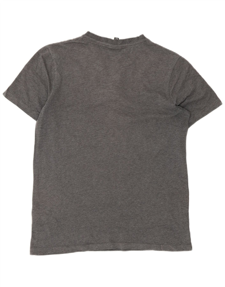 Ellesse T-Shirt Homme Gris Moyen Coton