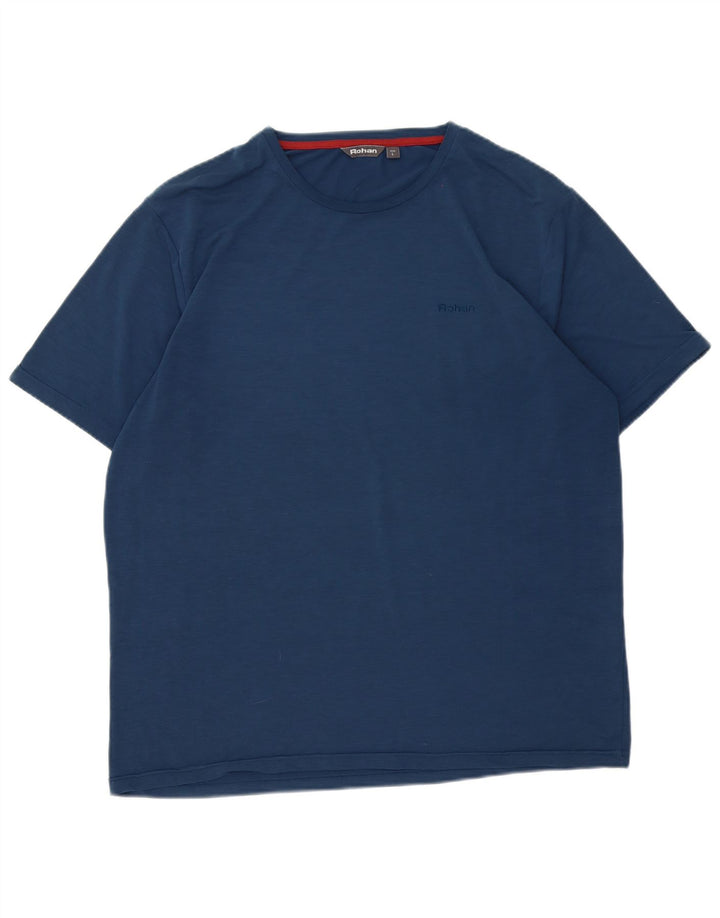 Rohan T-Shirt Homme Haut Large Bleu Marine Polyester