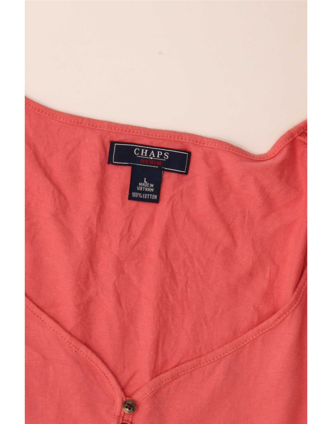 Chaps Chemisier Femme UK 44 Large Rose Coton