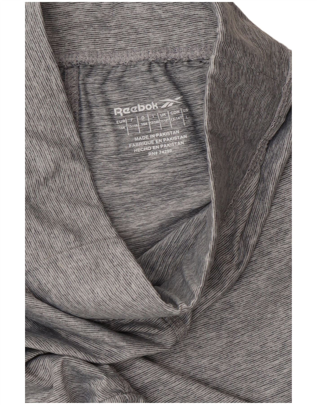 REEBOK Leggings Filles 13-14 ans Gris Colorblock Polyester