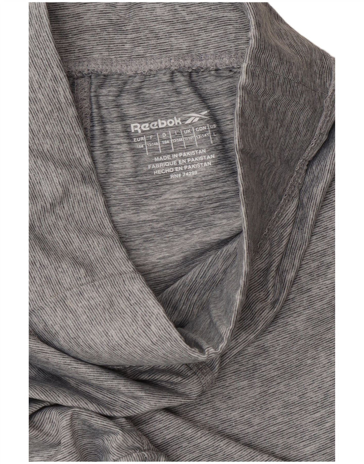 REEBOK Leggings Filles 13-14 ans Gris Colorblock Polyester