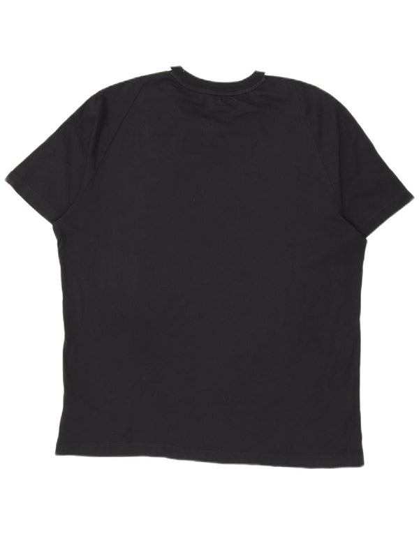 Nike T-shirt graphique pour homme XL en coton color block noir