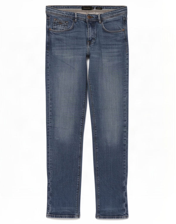 Massimo Dutti Jean slim pour homme EU 40 Medium W31 L32 Bleu