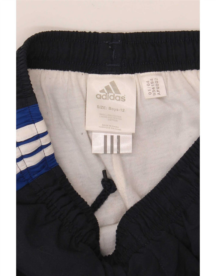 Adidas Pantalon de Survêtement Garçon 11-12 ans Bleu Marine Colorblock Polyester