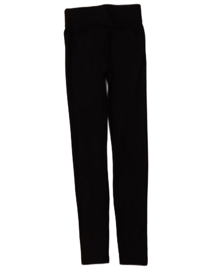 UNDER ARMOUR Legging Heat Gear Femme UK 4 XS Noir Polyester