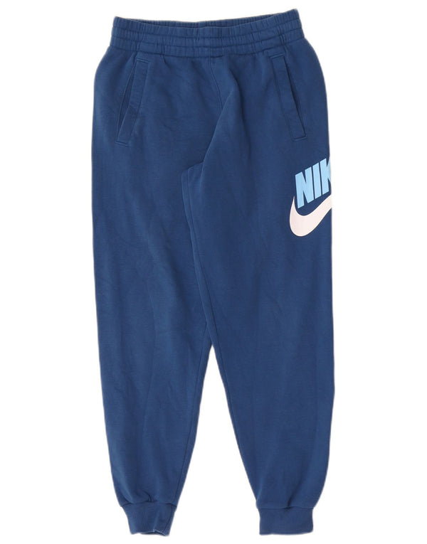 Nike Pantalon de survêtement graphique garçon 10-11 ans Bleu moyen coton