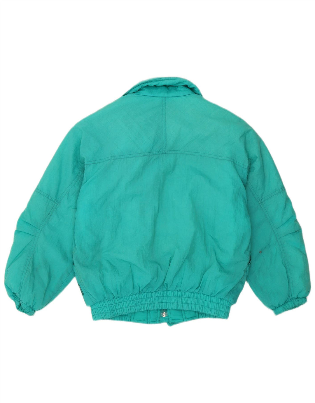 Belfe Veste de ski graphique surdimensionnée pour fille 10-11 ans Vert Polyamide Années 80