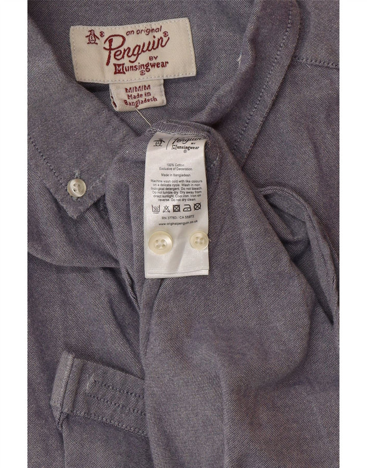 Penguin Chemise Slim Fit Heritage Homme Bleu Moyen Coton