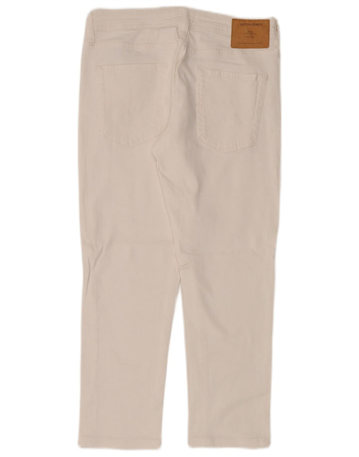 Jack & Jones Jean Slim W30 L26 Homme Blanc Coton
