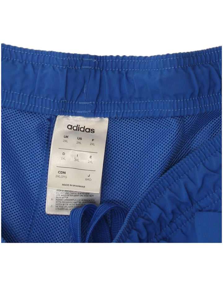 ADIDAS Short de sport pour hommes 2XL Bleu Polyester