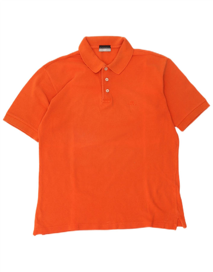 Belfe & Homme Polo Orange Moyen