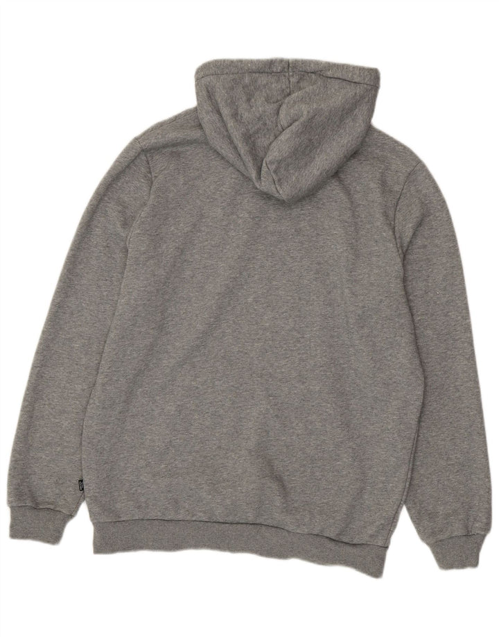 Puma Pull à Capuche Graphique Homme Gris Moyen Moucheté Coton