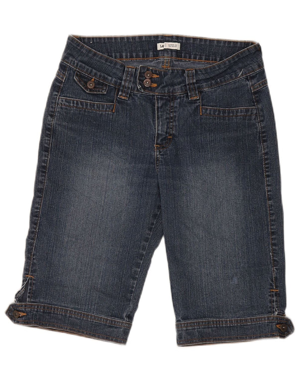 Lee Short en jean pour femme US 6 Medium W28 Bleu Coton