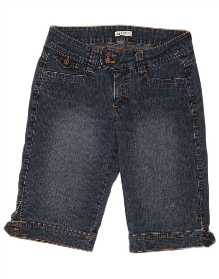 Lee Short en jean pour femme US 6 Medium W28 Bleu Coton