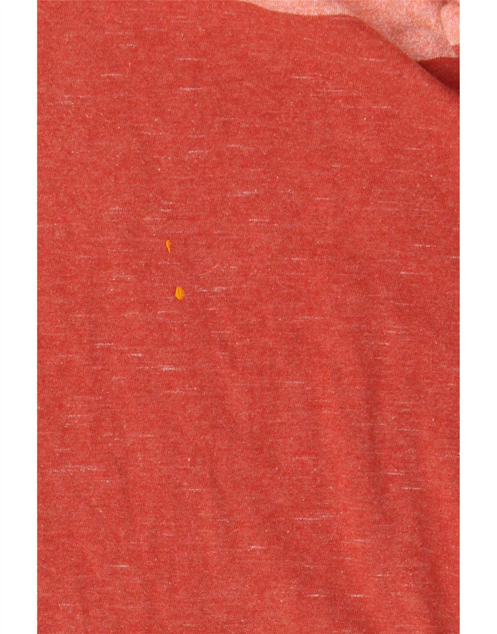 FAT FACE T-Shirt Homme Rouge Moyen Colourblock Coton