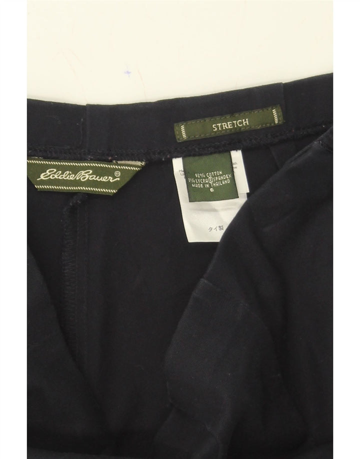 EDDIE BAUER Womens Stretch Casual Trousers US 6 Medium W28 L30 Navy Blue Vintage Eddie Bauer and Second-Hand Eddie Bauer from Messina Hembry 