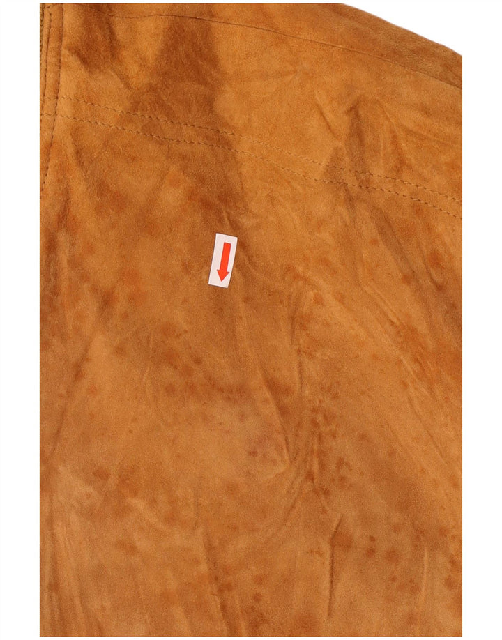 Freeheron Blouson Bomber En Daim Homme IT 56 XL Cuir Marron