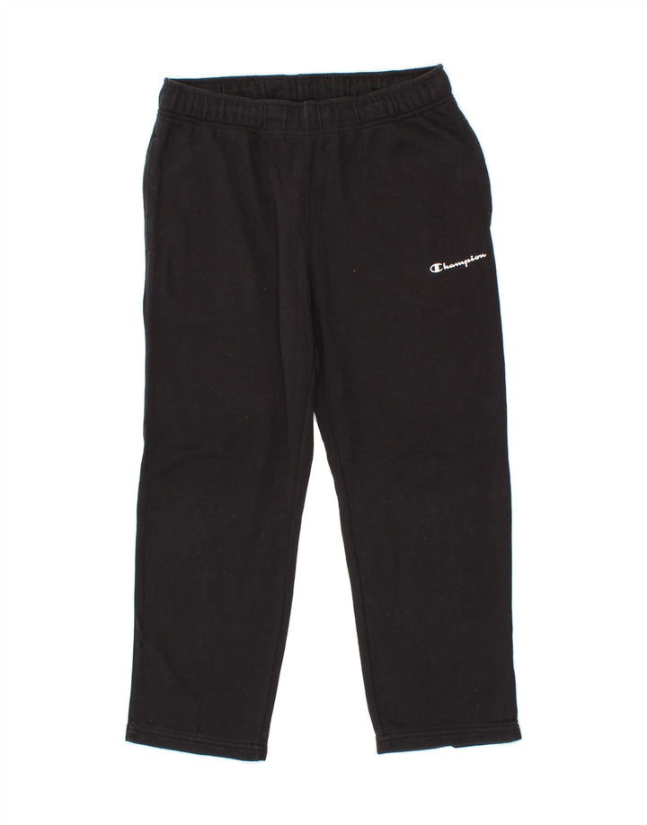 CHAMPION Womens Tracksuit Trousers UK 12 Medium  Black Cotton Vintage Champion and Second-Hand Champion from Messina Hembry 